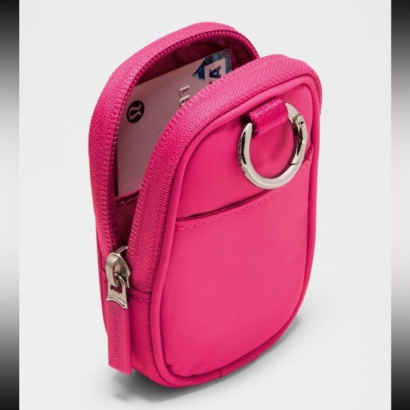 NWT CLIPPABLE NANO POUCH Raspberry Coulis RBCO Lululemon OOS SOLD OUT ONLINE! - Picture 4 of 12